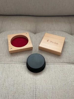 Pro-Ject Record Puck  LP Stabilizer With Wooden Box Weight 750g/ 800g NEW !!!