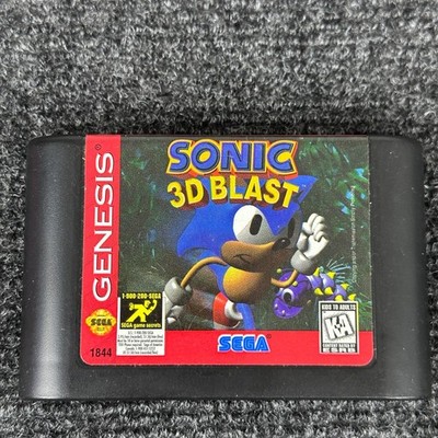 Sonic 3D Blast Sega Genesis 1996 Boxed Authentic 1844 NTSC Blue