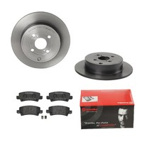 Brembo Bremsscheiben Coated Ø279Mm + BremsbelÄGe Hinten FÜR Toyota Corolla