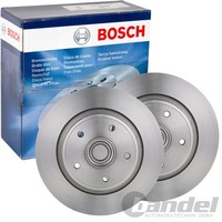 2X Bosch Bremsscheiben Ø274Mm Hinten Passend FÜR Renault Grand Laguna