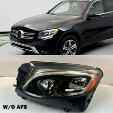 LH LED Headlight Assembly For 2016-2019 Mercedes GLC Basic Bulbs Plug & Play