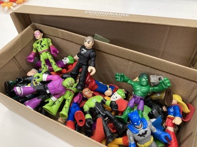 Shoebox Full Of 26 Imaginext And Other Brand Action Figure