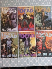 The Walking Dead#115 116 117 118 119 120 All Out War Part 1-6 Image Comics VF/NM