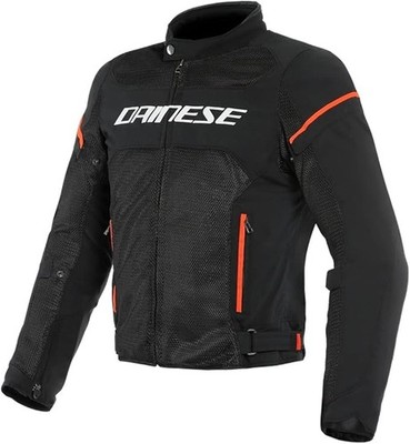 Dainese Motorrad Textil-Sommerjacke Air Frame D1  BLACK/WHITE/RED 50