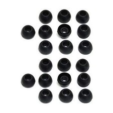 10 Pairs Small Silicone Replacement Earbud Tips Black Earphone Accessories