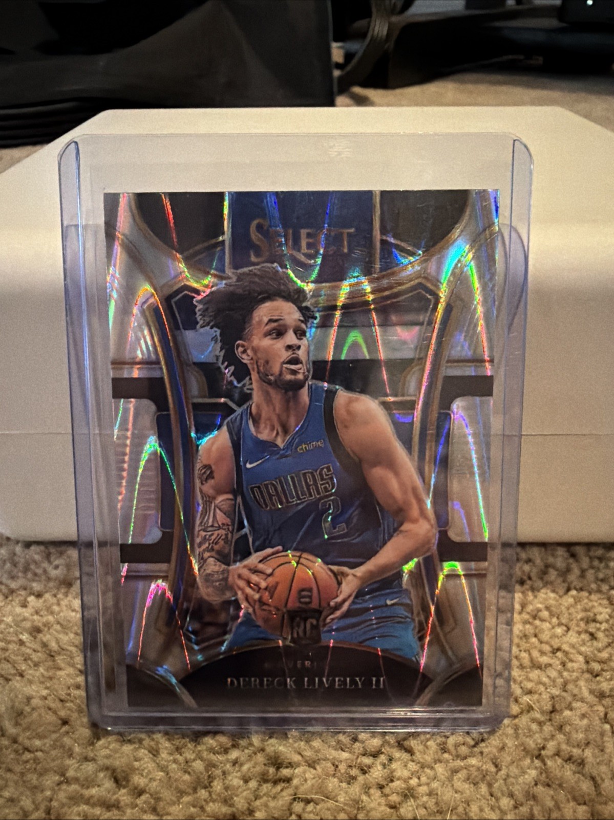 2023-24 Panini Select - Mezzanine Level Dereck Lively #313 Tectonic Prizm (RC)