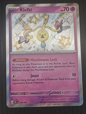 KLEFKI Pokemon: Paldean Fates Shiny Rare 159/091 NM 159/091