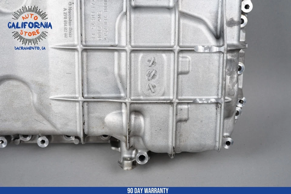 12-19 Mercedes W166 ML63 GLE63 CLS63 SL63 AMG M157 cárter de aceite del motor 1520140000 OEM Foto 4 de 4