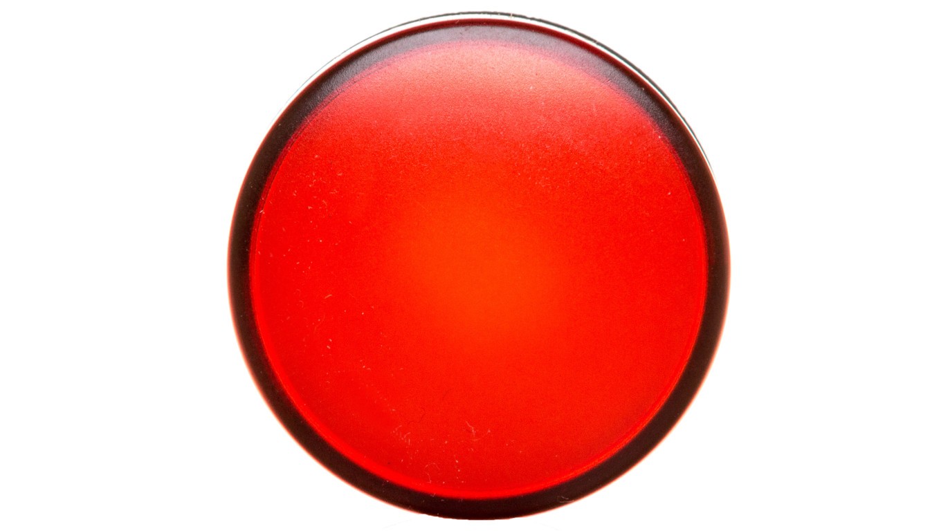Signal Lamp 22mm Red 230V AC XB5AVM4 Harmony XB5