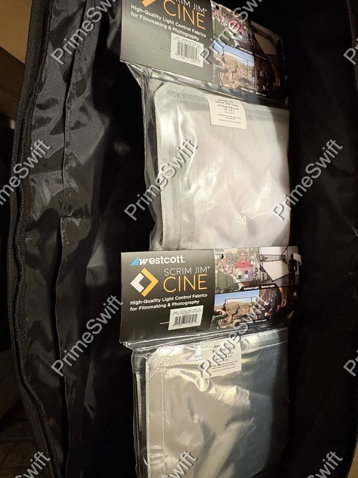 Kit de Cine Westcott Scrim Jim 4x4 con Difusor y Rebote Plateado/Blanco, 1891-N Foto 4 de 4