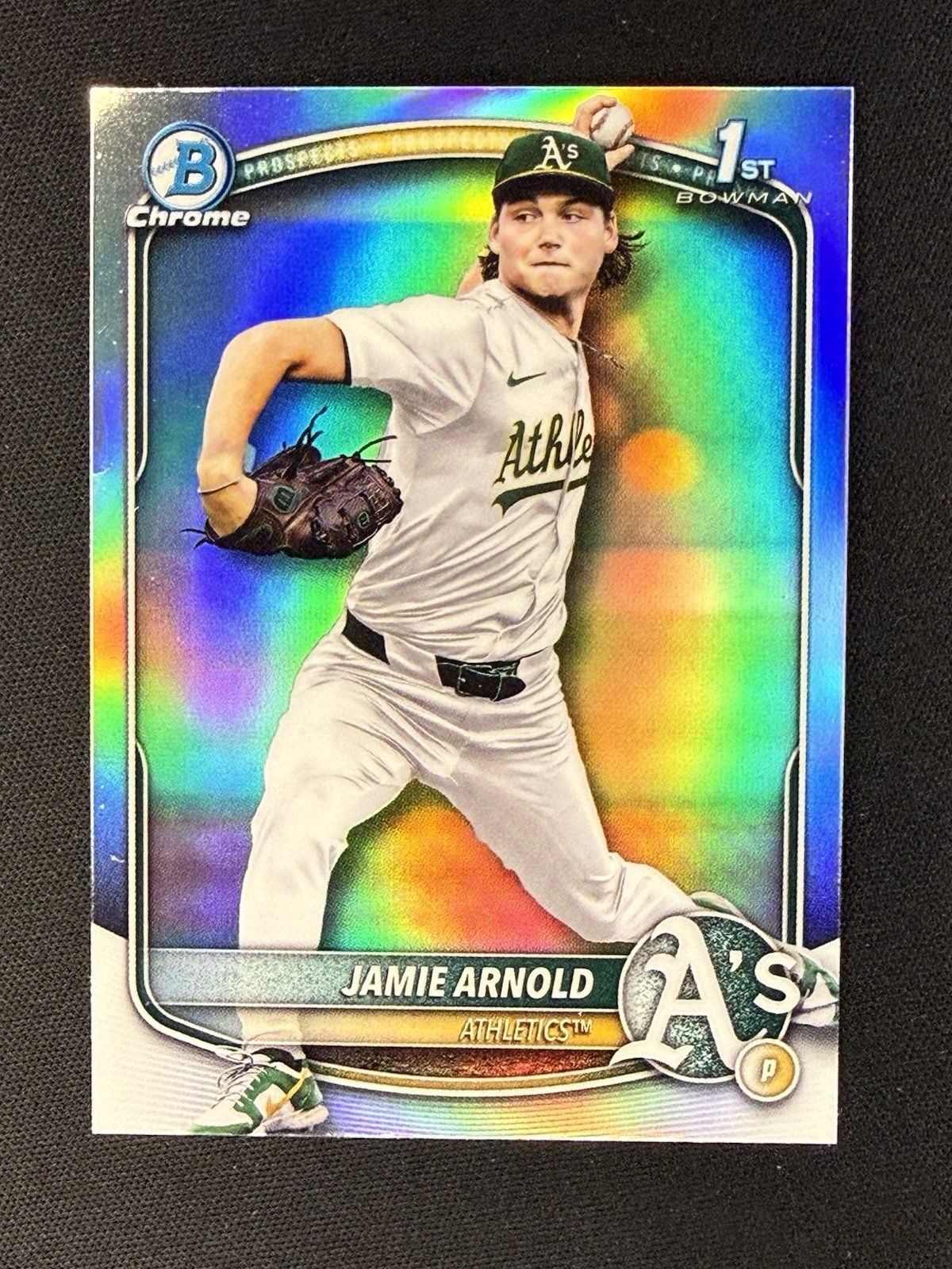 Jamie Arnold | Athletics | 2025 Bowman Draft | Chrome Refractor BDC-30