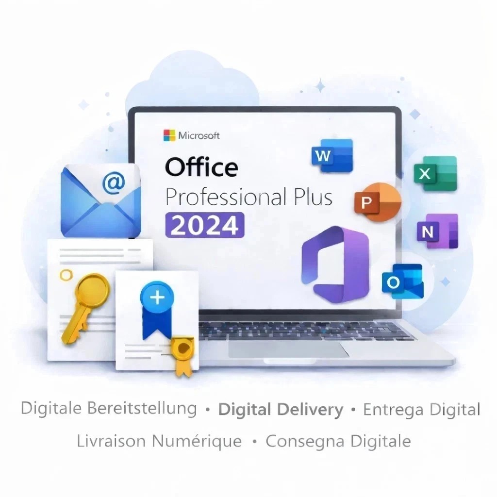 Microsoft Office Professional Plus 2024 Key Software License | Digital Deploymen