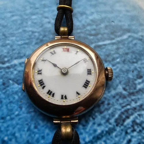 Vintage 9k Solid Gold Rolex Hand-Winding Watch  Spares or Repair 9ct