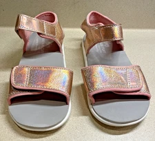 See Kai Run Basics Girls Sandals Pink Logan Iridescent  5 Glitter NEW Toddler