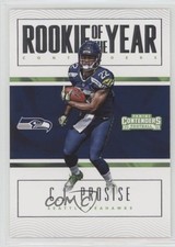 2016 Panini Contenders Rookie of the Year Contenders CJ Prosise #17 3j7