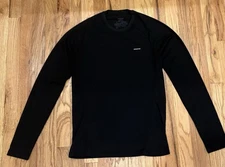 Patagonia Capilene Shirt Men’s S Black Lightweight Long Sleeve Base Layer