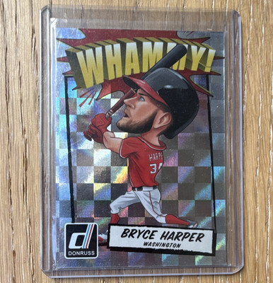 Bryce Harper 2017 Panini Donruss Whammy Insert Refractor #W-4