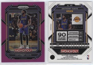 2022-23 Panini Prizm Monopoly Pink Prizm /149 Anthony Davis #41