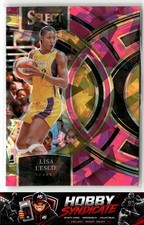 2024 Panini Select WNBA #141 Lisa Leslie Prizms Pink Ice