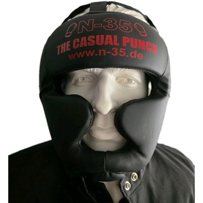 N-35 Vollkontakt Kopfschutz Integral Boxhelm Sparring Kopf Vollschutz Facesaver
