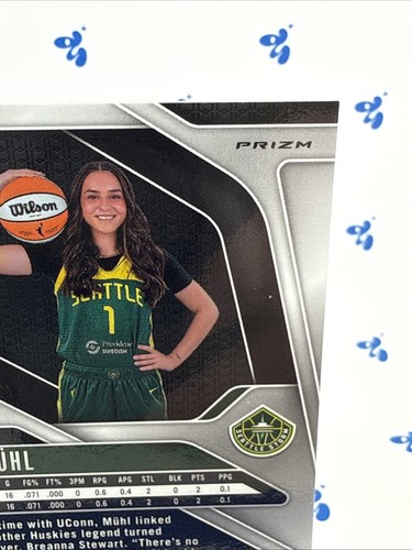 2024 Panini Prizm WNBA Silver Crackled Ice Nika Muhl RC Seattle Storm - 第 9/11 張圖片