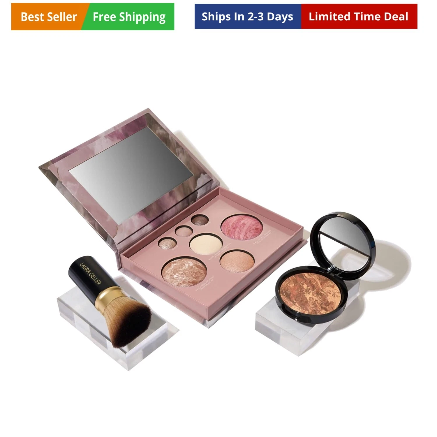 Baked Starter Kit: Deep - Best of the Best Full Face Palette + Baked Balance-...