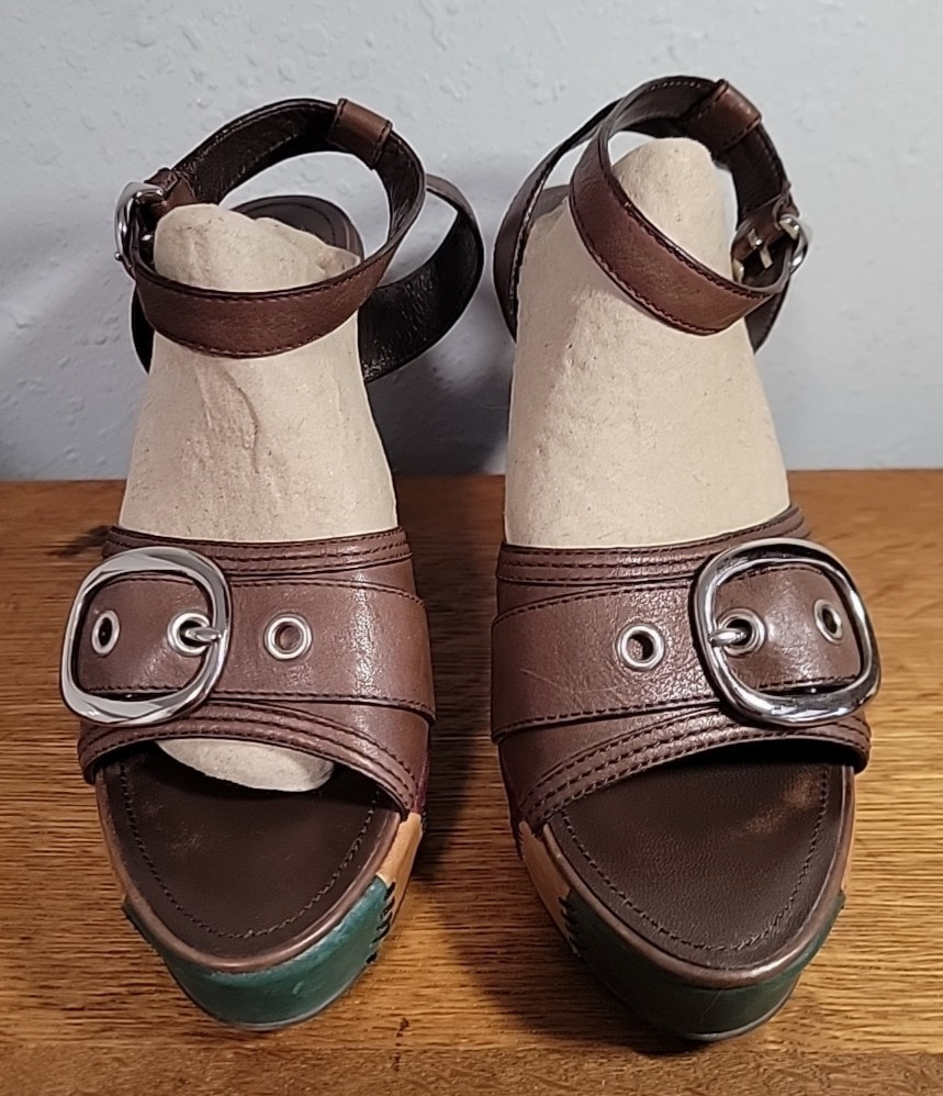 Coach Kayle Retro Patchwork Platform Sandals Size… - image 4