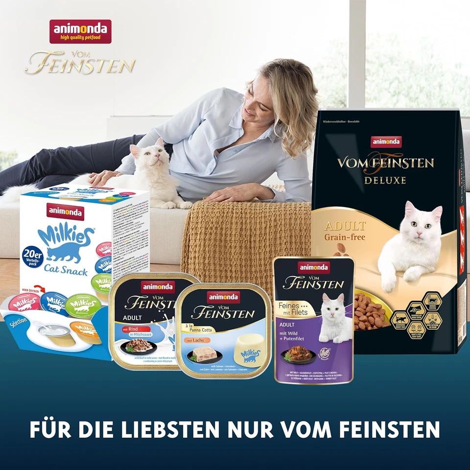 Animonda Vom Feinsten Katzenfutter Nass 32x100g Vielfalt Adult Getreidefrei - Bild 4 von 4