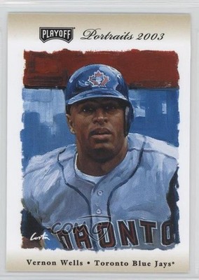 2003 Playoff Portraits Beige 27/250 Vernon Wells #23 g4q