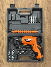 Gold pro power-bit rechargeable electric  screwdriver & drill set