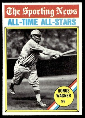 1976 Topps All-Time Card Baseball Honus Wagner Pittsburgh Pirates #344 NM
