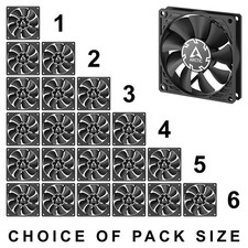 Image of Arctic P8 Slim PWM PST 80mm Low Profile Case Fan 300-300 RPM 22.5 CFM 4-Pin Pack