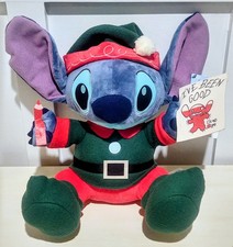 2024 Disney Parks Christmas Elf Stitch Holiday Stitch Plush Toy 14" - NEW