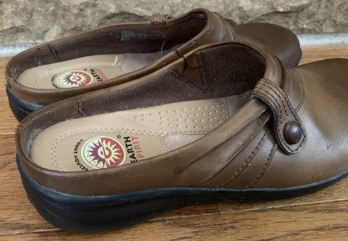 Earth Spirit Gelron 2000 Emele Slip On Leather Flats Size 7 - Picture 2 of 7