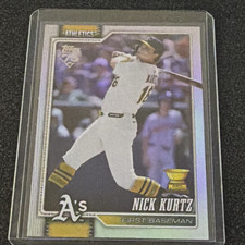 Topps 2025 Series 2 Rainbow Foil Rookie Nick Kurtz Oakland Athletics #97