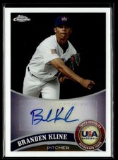 2011 Panini Limited USA Baseball National Branden Kline Collegiate National Team