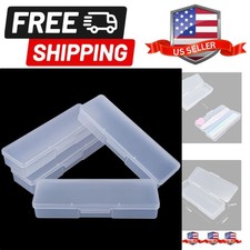 4 Pieces Plastic Storage Personal Box for Nail, Nail Implement Storage Box Or...