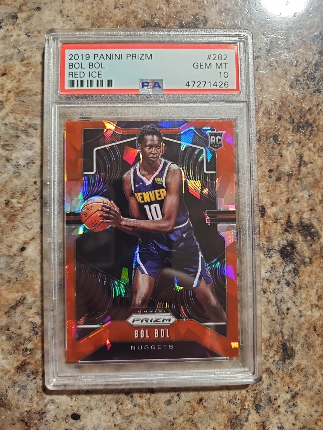 2019-20 Panini Prizm - Rookie Bol Bol #282 Red Ice Prizm (RC)