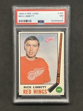 1969 O-Pee-Chee #162 NICK LIBBETT Detroit Red Wings PSA 7 Near Mint