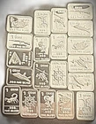 .999 Fine Silver Bar - Random Design  - Brilliant Uncirculated Bullion 1 Gram