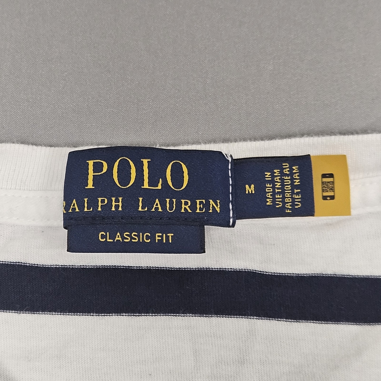 Polo Ralph Lauren camicia uomo M a righe piccolo pony girocollo