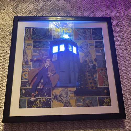 BBC Doctor Who David Tennant Lighted Flash Tardis Rabbit Tanaka 2009 Works Rare - Picture 2 of 12