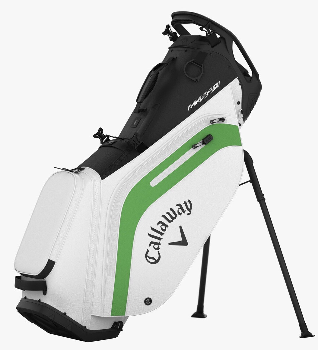 New Callaway Golf Fairway 14 Limited Edition Stand Bag White
