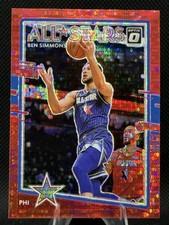 2020-21 Donruss Optic #6 Ben Simmons All-Stars Red Pulsar 76ers