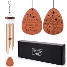 Wind Chimes for Mom Inspirational Birthday Gifts for Mama from Daughter Son
