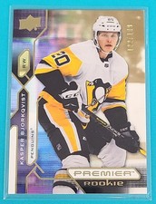 2021-22 Upper Deck Premier Gold /199 #146 Kasper Bjorkqvist Pittsburgh Card N8