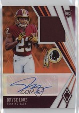 2019 Panini Phoenix RPS Rookie Jersey Orange 37/49 Bryce Love #RJA-BL Auto 18t1