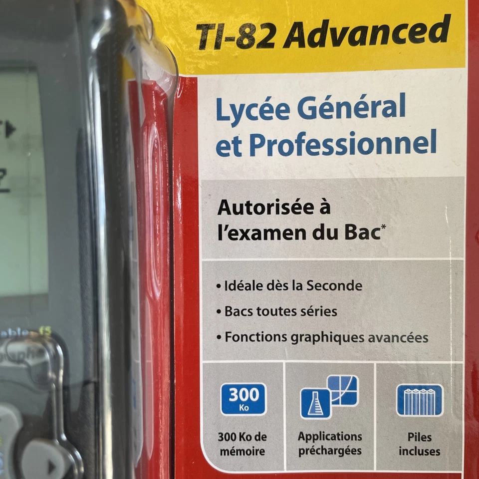Calculatrice TI-82 Advanced Texas Instruments - Mode Examen - NEUVE Scellée NEUF - Photo 3/4