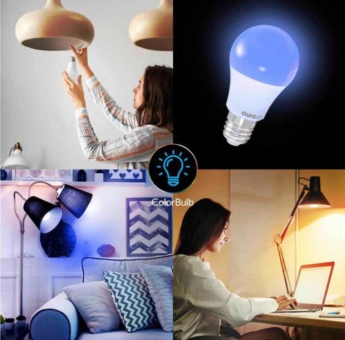 2-Pack Tzumi Aura LED ColorKit 75-Watt Dimmable Multi-Color LED Light Bulb - Picture 6 of 14