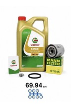 5L Castrol 5W30 + Ölfilter für VAG Audi Seat Skoda VW Golf 1.0/1.2/1.4/1.5 TSI 5L Castrol 5W30 + Ölfilter für VAG Audi Seat Skoda VW Golf 1.0/1.2/1.4/1.5 TSI